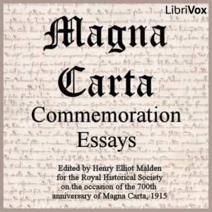 Magna Carta Commemoration Essays - Various