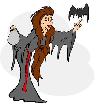 Katie’s Halloween Aunt - Katie, The Ordinary Witch