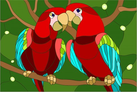 Astropup and the Two Parrots - Astropup